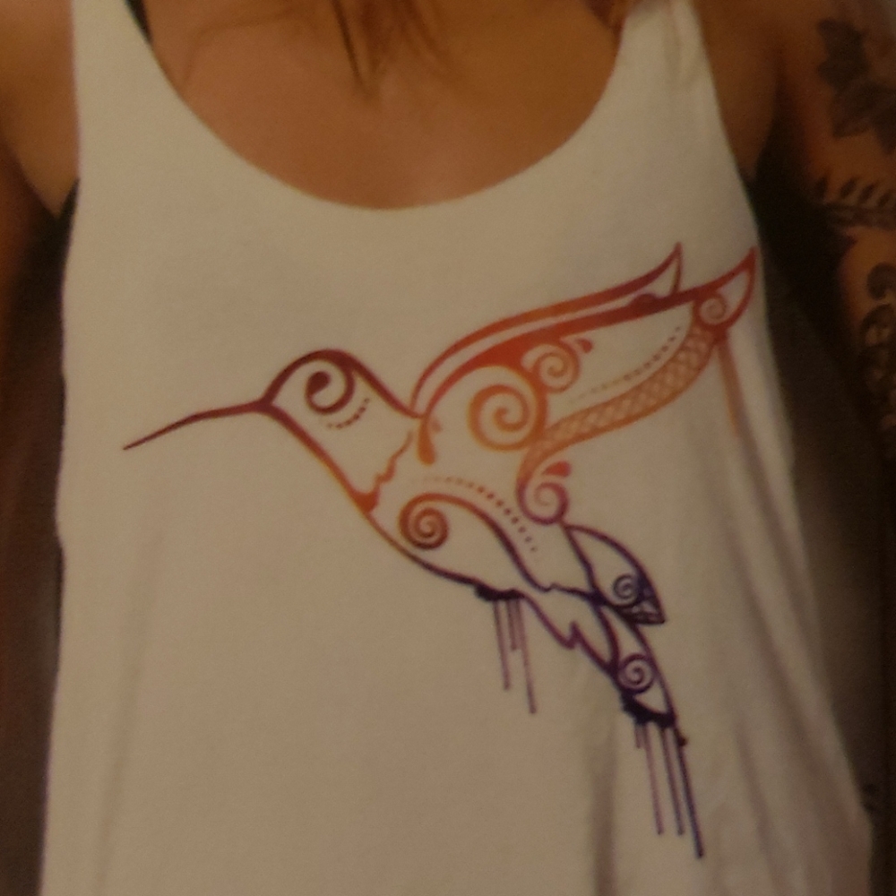 Hummingbird Iron on transfer for shirt